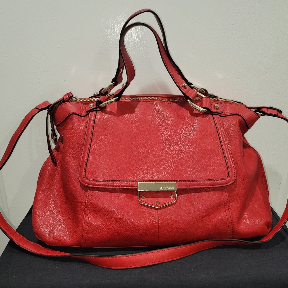 B. Makowsky Leather Handbag